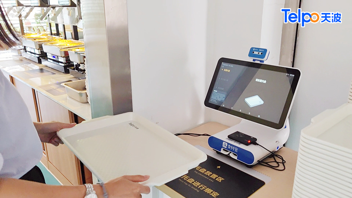 食堂饭堂天波智慧餐厅使用天波刷脸支付团餐消费机绑盘机TPS650_水印.jpg